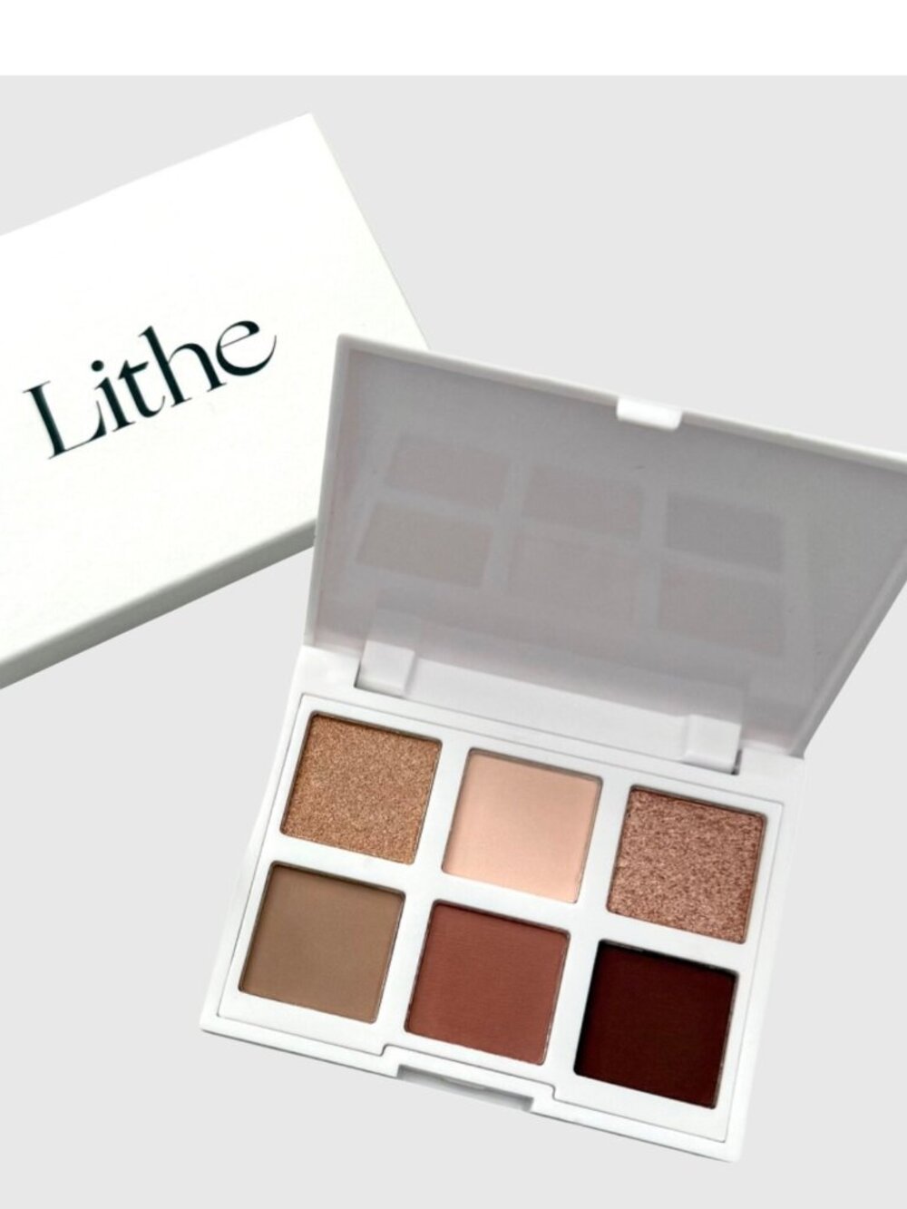 Lithe Beauty Eyeshadow Palette Night and Day Vegan Cruelty Free Neutral Glam